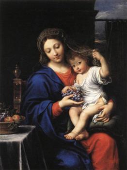 Pierre Mignard : The Virgin of the Grapes